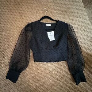 Black Altar’d State Crop Top